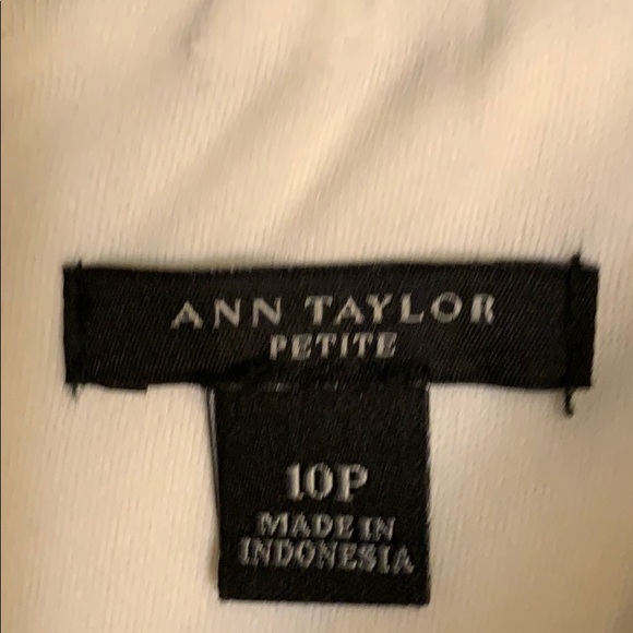 Ann Taylor NWOT Elegant Black&Cream Dress Size 10P - Picture 2 of 6